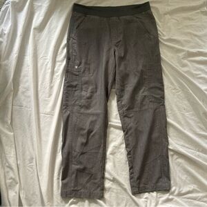 Figs Men’s Axim Cargo Scrub Pants Size Medium Short Gray